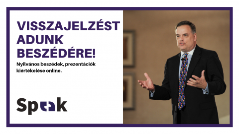 Visszajelzést adunk a nyilvánosbeszédre, előadására, vállalati prezentációra